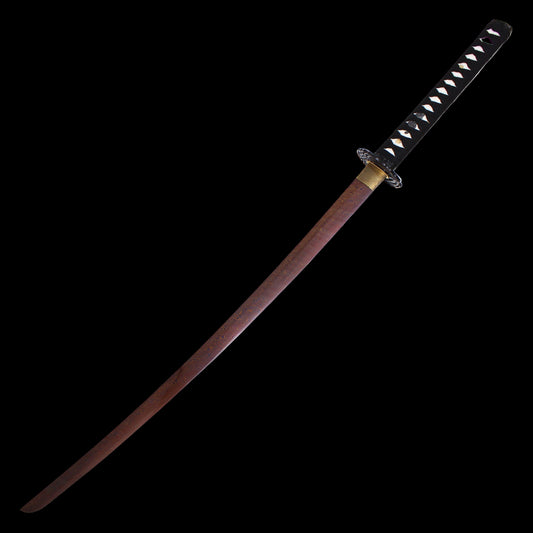 Mahogany Damascus Katana
