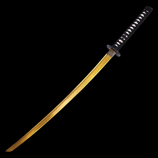 Gold Damascus Katana