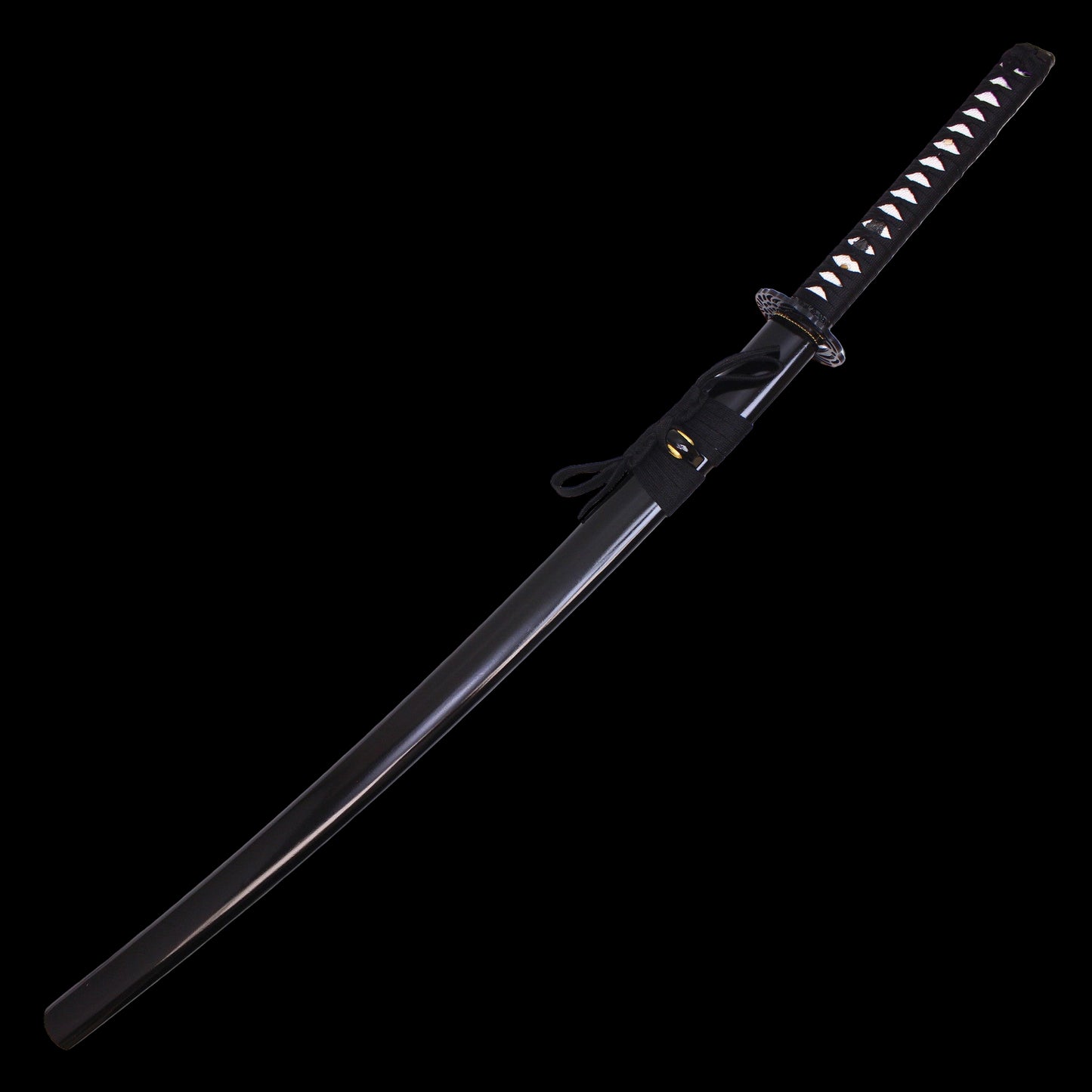 Gold Damascus Katana with sheath