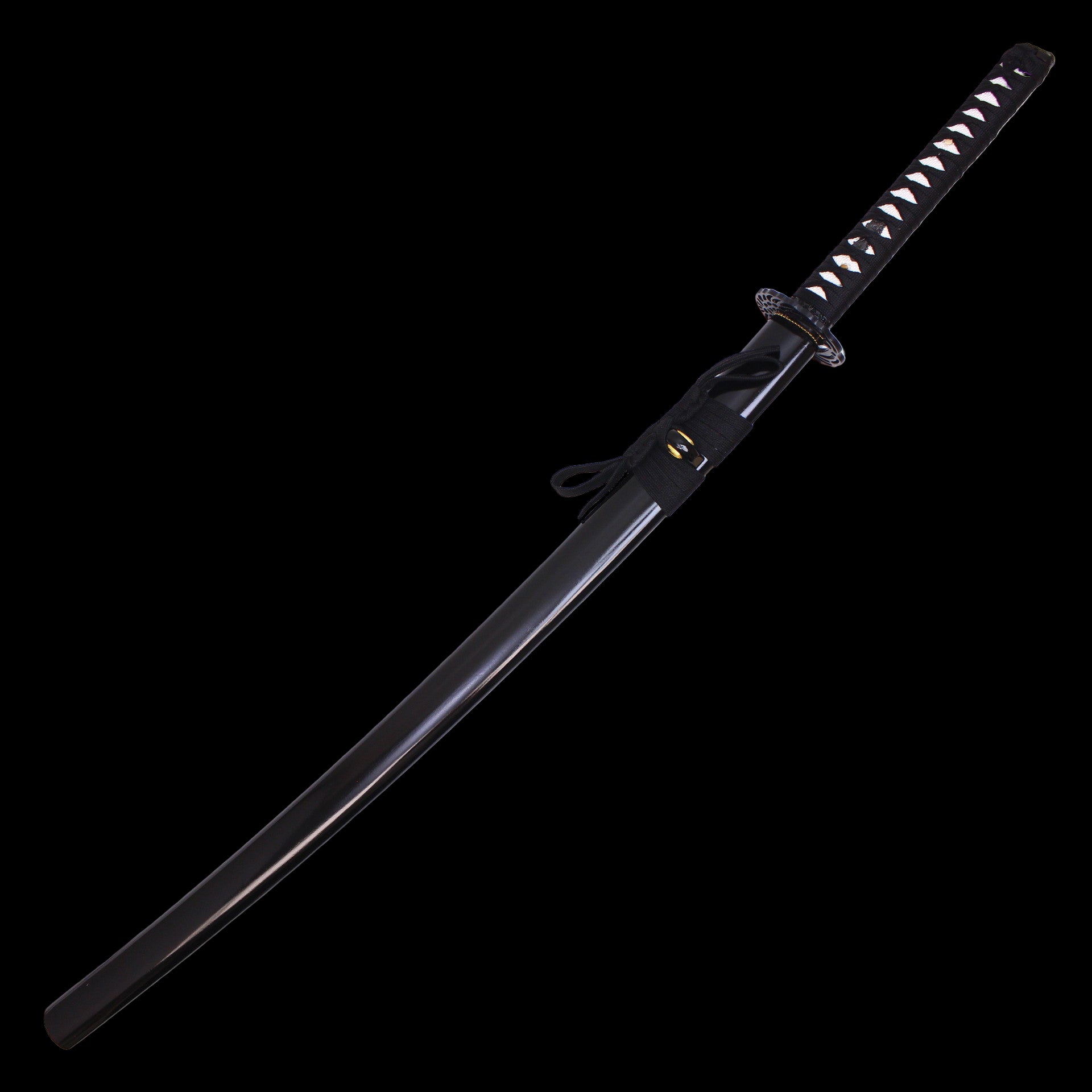 Gold Damascus Katana with sheath