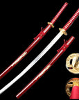 Battle-Ready Red Dragon Katana display image