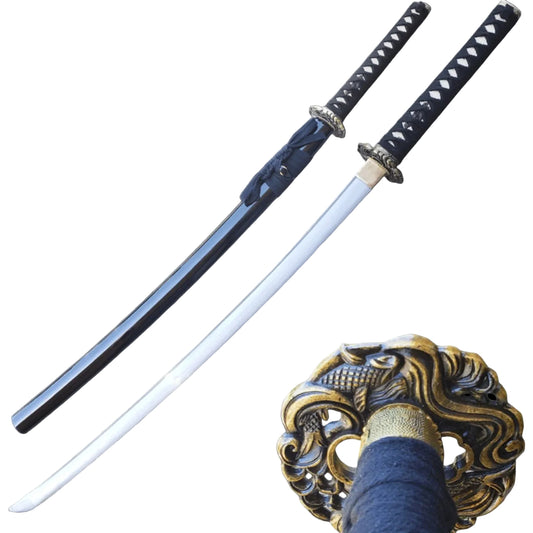 Battle-Ready Void Serpent Katana (1045 Carbon Steel)