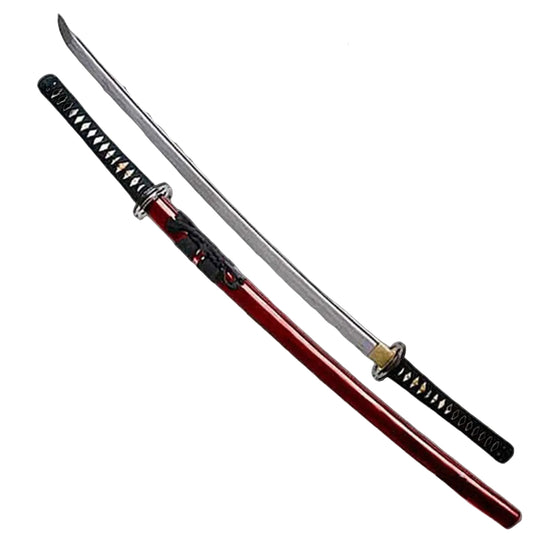 Battle-Ready Crimson Ember Katana display image