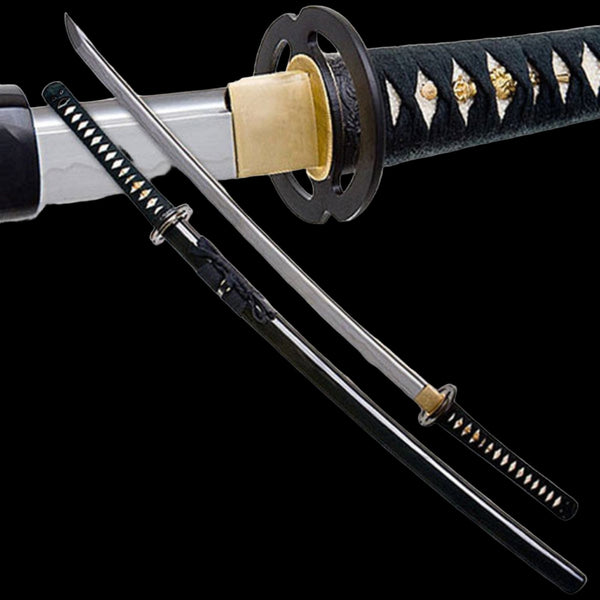 Battle-Ready Tempest Steel Samurai Sword display image