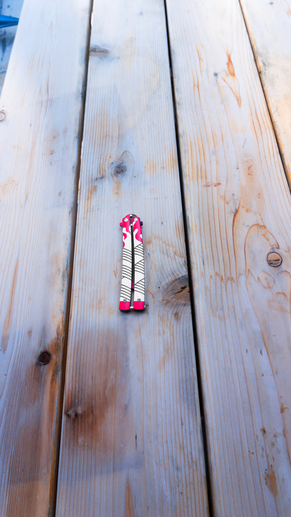 Rengoku Red Nichirin Butterfly Knife 3