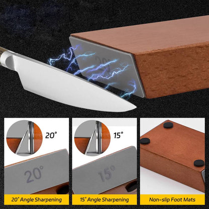 Rolling Katana & Sword Sharpener with Magnetic Base