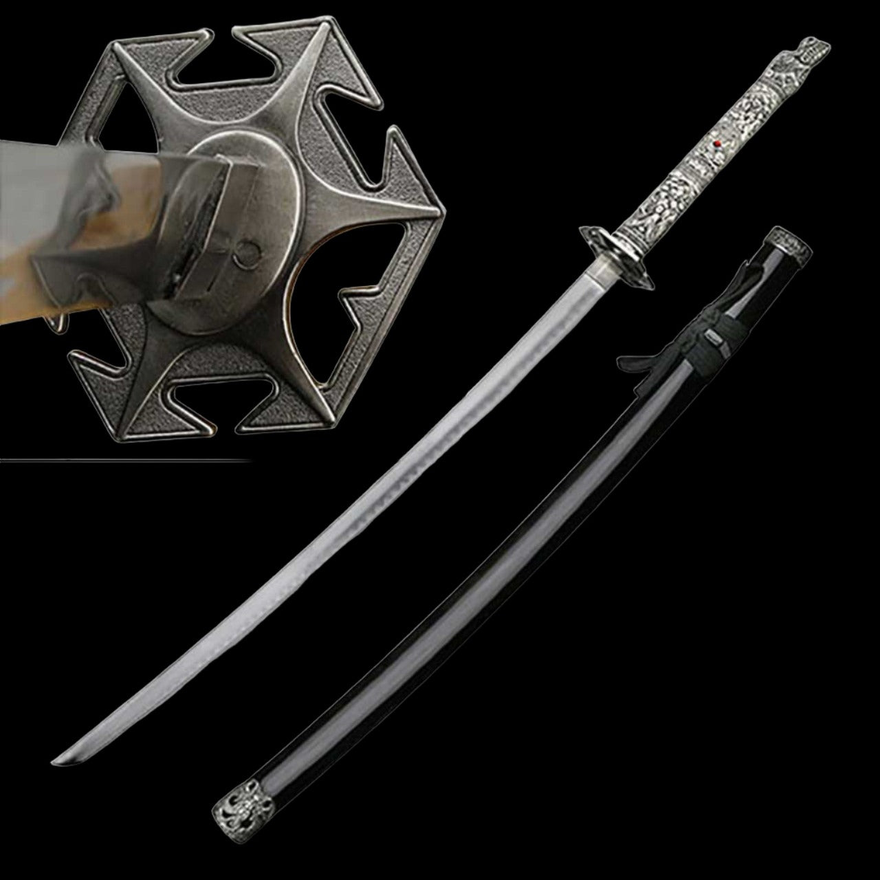 Battle-Ready Highlander Dragon Katana display image