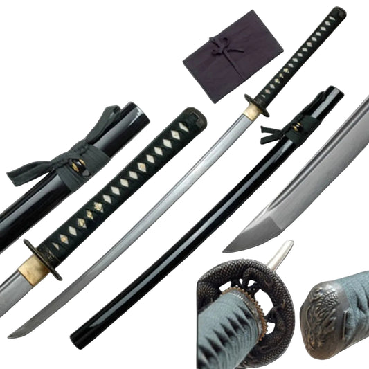 Battle-Ready Emerald Shadow Katana display image