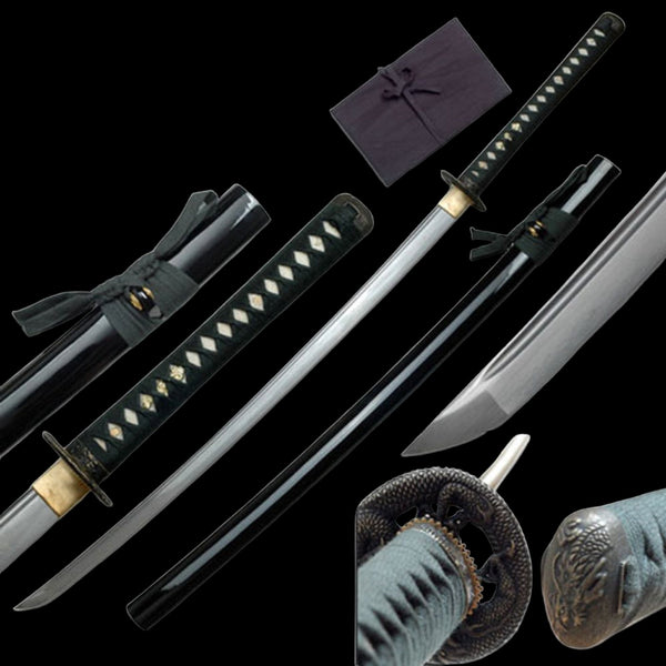 Battle-Ready Emerald Shadow Katana display image