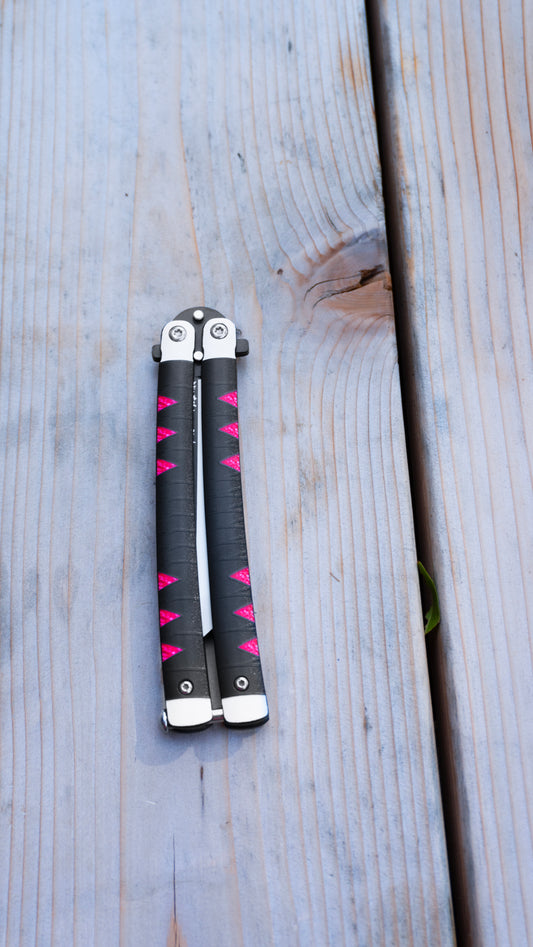 Tanjiro Black Nichirin Butterfly Knife 2