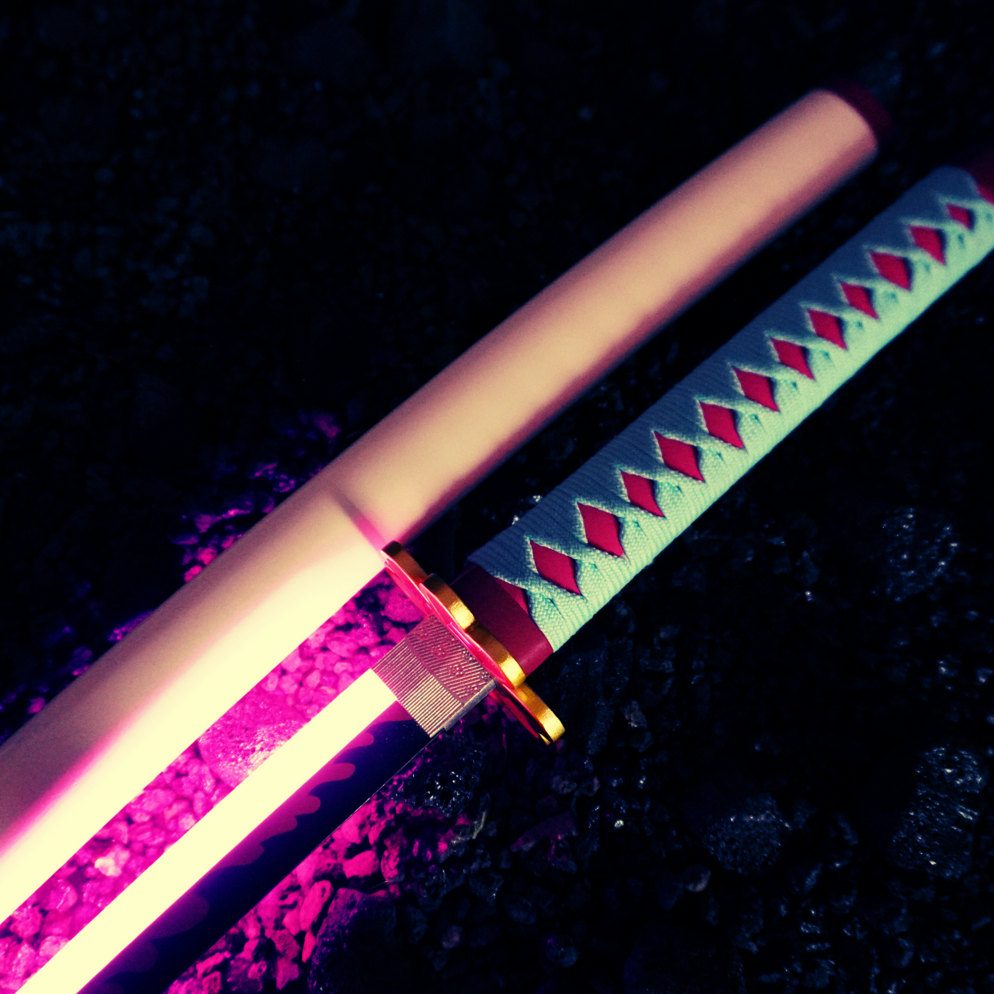 Mitsuri Kanroji LED Katana metal