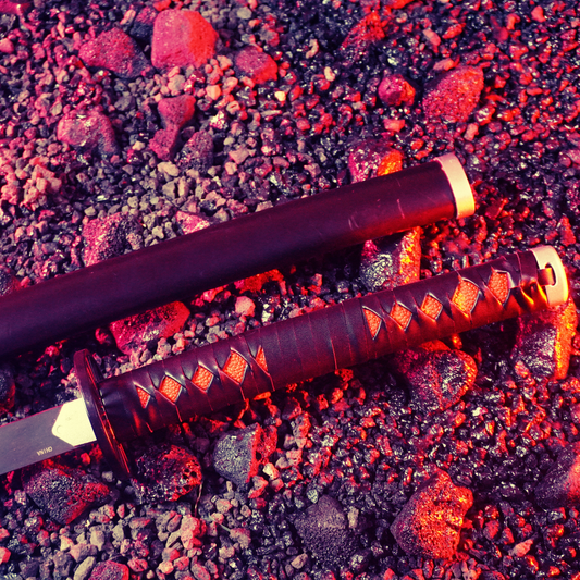 Tanjiro V1 Katana - Demon Slayer (Metal)