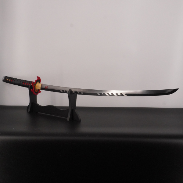 Battle-Ready Tanjiro Kamado Flame Katana - Demon Slayer (Sharp)