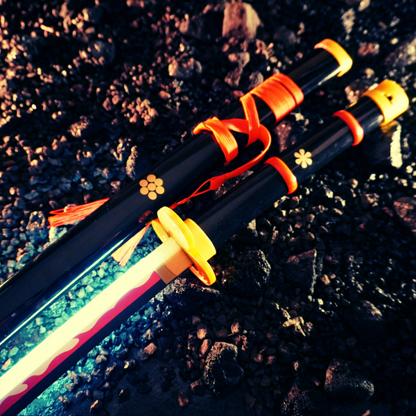 Enma (Black) Katana - One Piece (LED) – Sword Slice