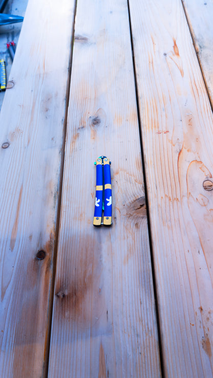 Roronoa Zoro's Purple Enma Butterfly Knife - One Piece (Metal)