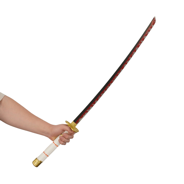 Zoro's White Ame No Habakiri Katana - One Piece (Metal)