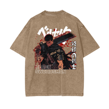 Guts Black Swordsman Stone Wash T-Shirt - Berserk