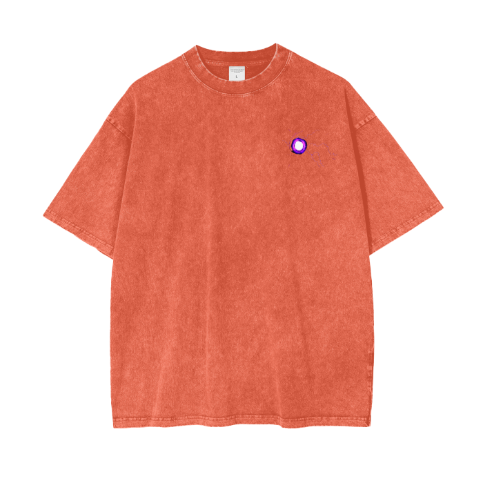 Satoru Gojo Hollow Purple Stone Wash T-Shirt - Jujutsu Kaisen