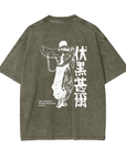 Toji Fushiguro Stone Wash T-Shirt - Jujutsu Kaisen