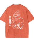 Kento Nanami Stone Wash T-Shirt - Jujutsu Kaisen