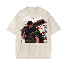 Guts Black Swordsman Stone Wash T-Shirt - Berserk