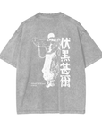 Toji Fushiguro Stone Wash T-Shirt - Jujutsu Kaisen