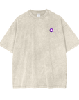 Satoru Gojo Hollow Purple Stone Wash T-Shirt - Jujutsu Kaisen