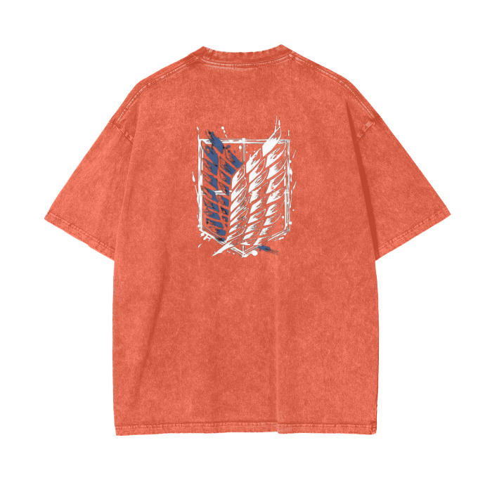 Scout Regiment Stone Wash T-Shirt - Attack on Titan