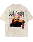 The King of Curses Sukuna Stone Wash T-Shirt - Jujutsu Kaisen