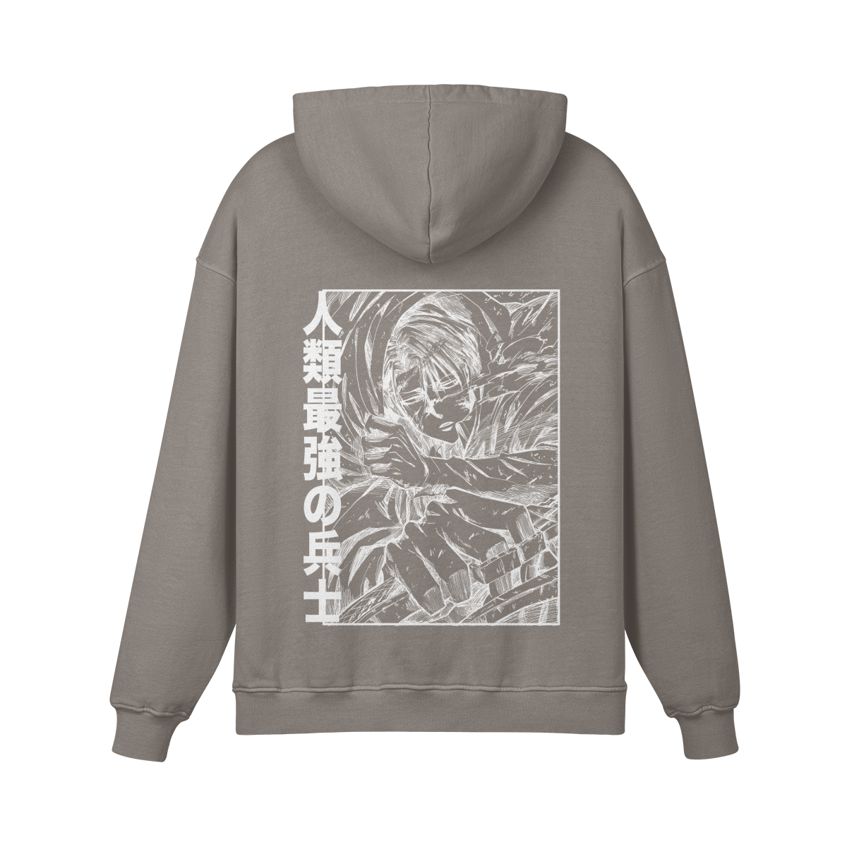 Levi Ackerman Stone Wash Hoodie - Attack on Titan