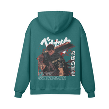 Guts Black Swordsman Stone Wash Hoodie - Berserk