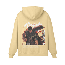 Guts Black Swordsman Stone Wash Hoodie - Berserk