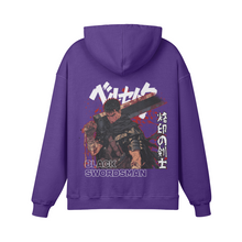 Guts Black Swordsman Stone Wash Hoodie - Berserk