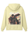 Guts Black Swordsman Stone Wash Hoodie - Berserk