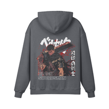 Guts Black Swordsman Stone Wash Hoodie - Berserk