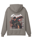 Guts Black Swordsman Stone Wash Hoodie - Berserk