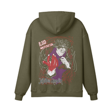 Blood Manipulation Stone Wash Hoodie - Jujutsu Kaisen