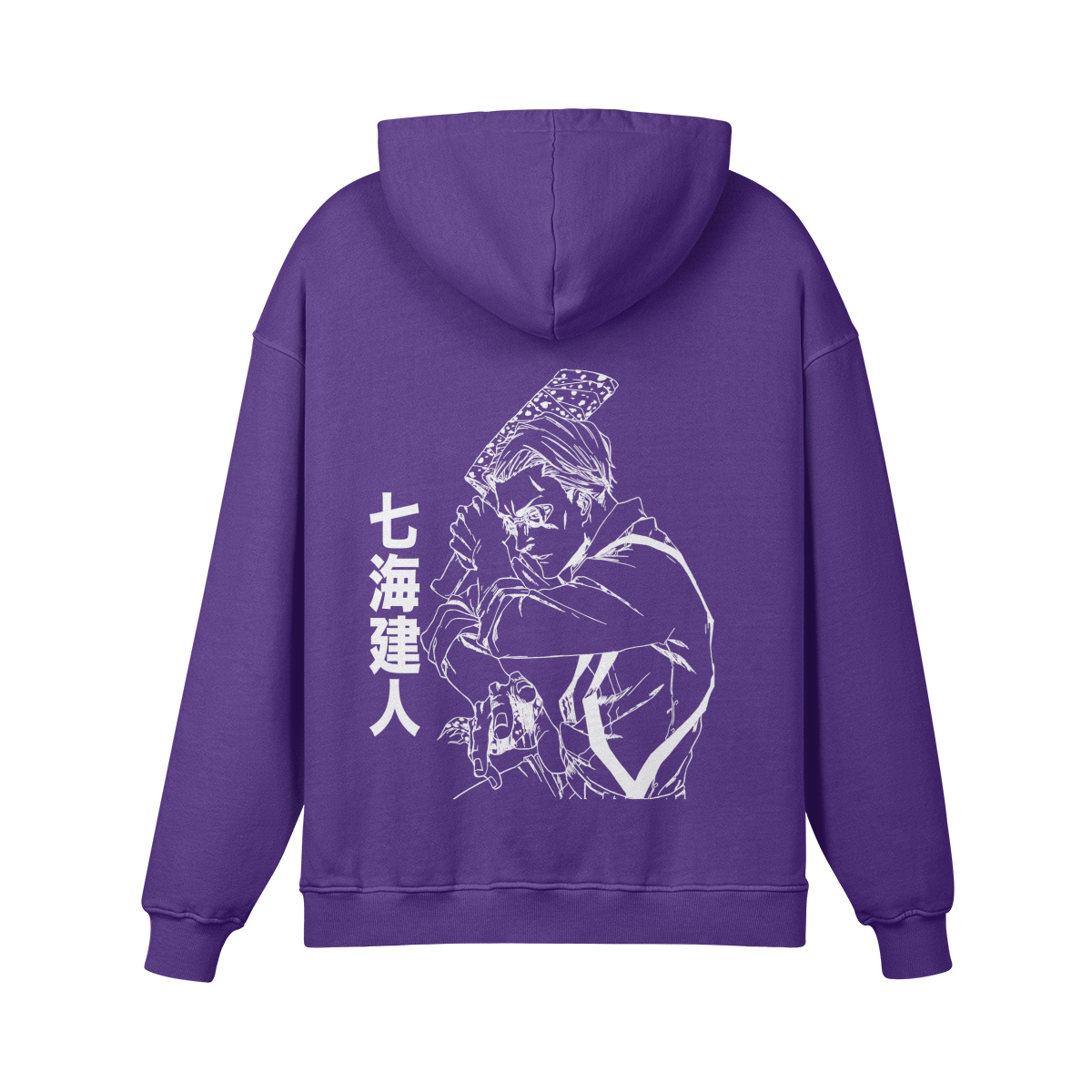 Kento Nanami Stone Wash Hoodie - Jujutsu Kaisen