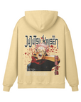 The King of Curses Sukuna Stone Wash Hoodie - Jujutsu Kaisen