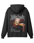 The King of Curses Sukuna Stone Wash Hoodie - Jujutsu Kaisen