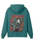 Tanjiro Kamado Hinokami Kagura Stone Wash Hoodie - Demon Slayer