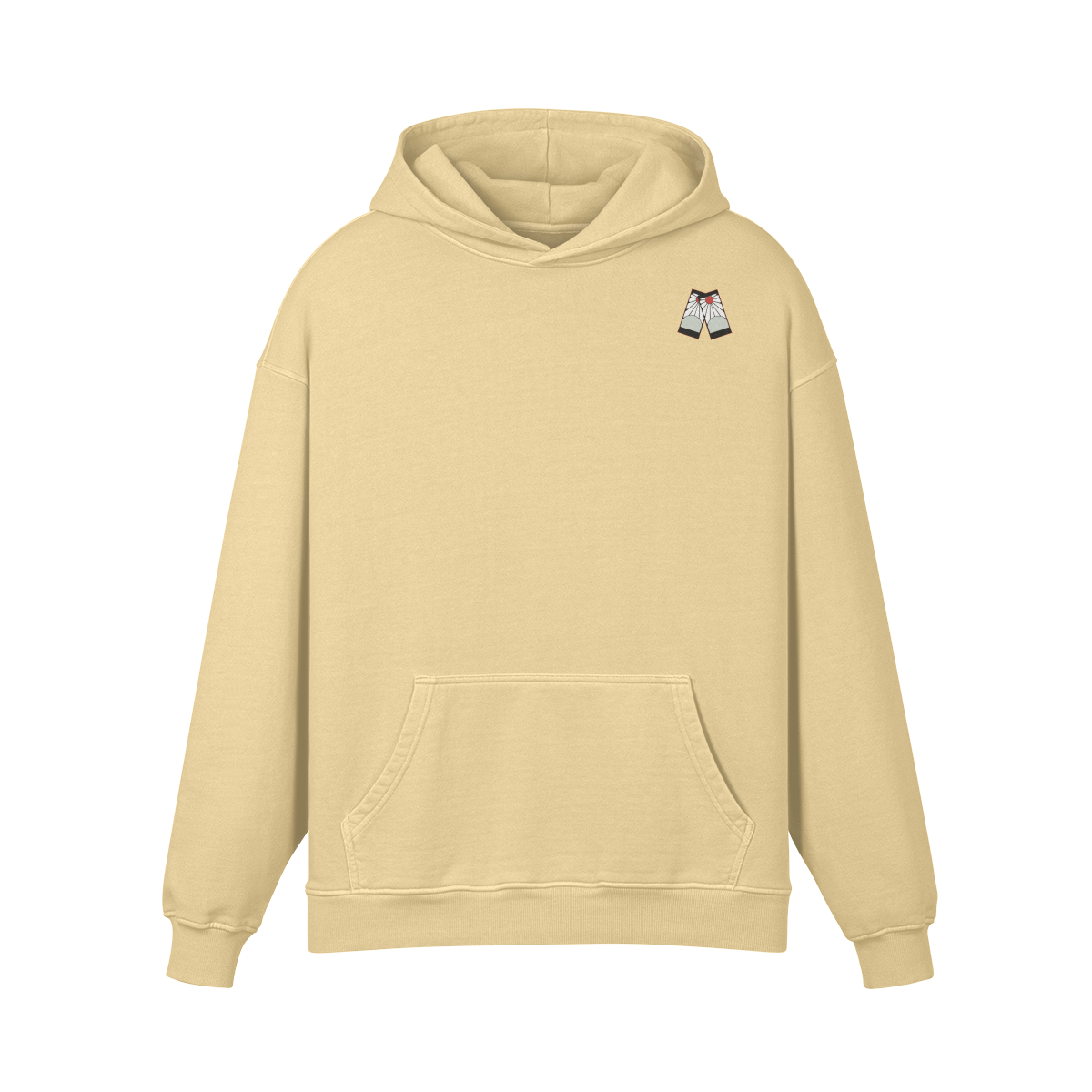Tanjiro Kamado Minimalist Stone Wash Hoodie - Demon Slayer