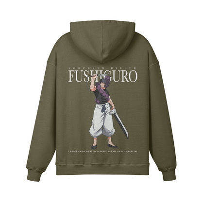 Toji Fushiguro Sorcerer Killer Stone Wash Hoodie - Jujutsu Kaisen