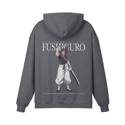 Toji Fushiguro Sorcerer Killer Stone Wash Hoodie - Jujutsu Kaisen