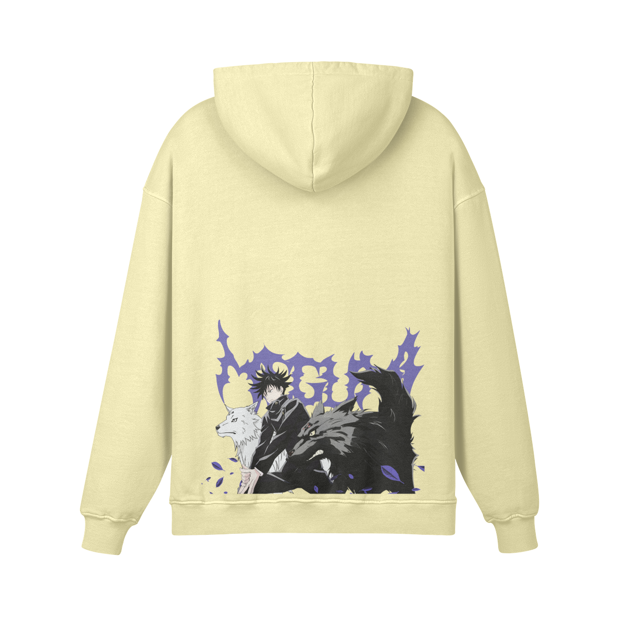 Megumi Fushiguro Demon Dogs Stone Wash Hoodie - Jujutsu Kaisen