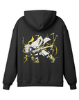 Zenitsu Agatsuma Thunderclap and Flash Stone Wash Hoodie - Demon Slayer