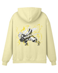 Zenitsu Agatsuma Thunderclap and Flash Stone Wash Hoodie - Demon Slayer