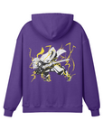 Zenitsu Agatsuma Thunderclap and Flash Stone Wash Hoodie - Demon Slayer