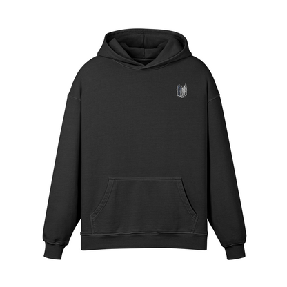 Scout Regiment Minimalist Stone Wash Hoodie - Attack on Titan