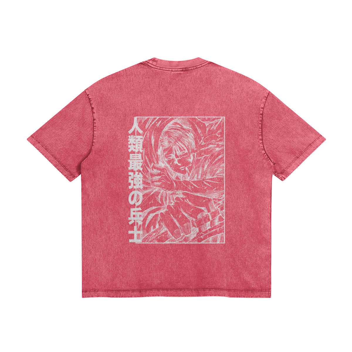Levi Ackerman Stone Wash T-Shirt - Attack on Titan